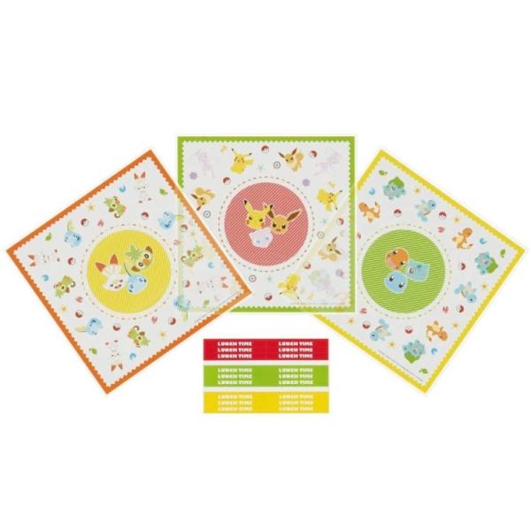 ポケットモンスター おにぎりラップ 18枚入 （3柄×6枚） スケーター LBL1 ポケモン pokemon