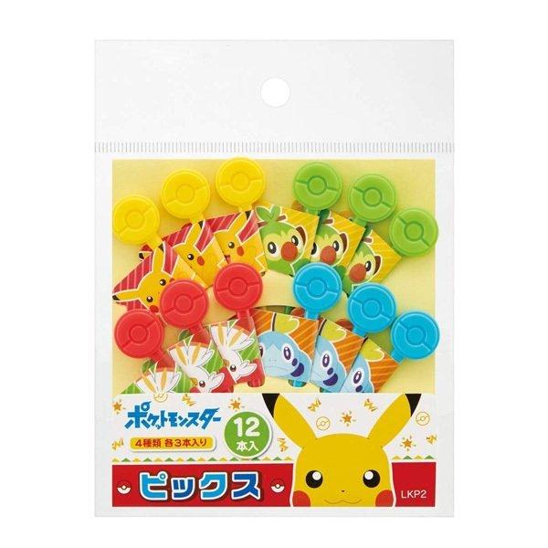 ポケットモンスター ピックス 12本入 （4柄×3本） スケーター LKP2 ポケモン pokemon ランチピックス