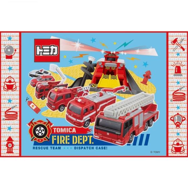 レジャーシート トミカ FIRE DEPT 1人用 子供用ミニサイズシート VS1