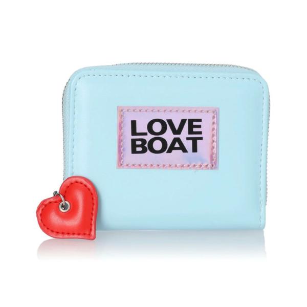 LOVE BOAT 財布 二つ折 ライトブルー ラブボート LB-WLT01