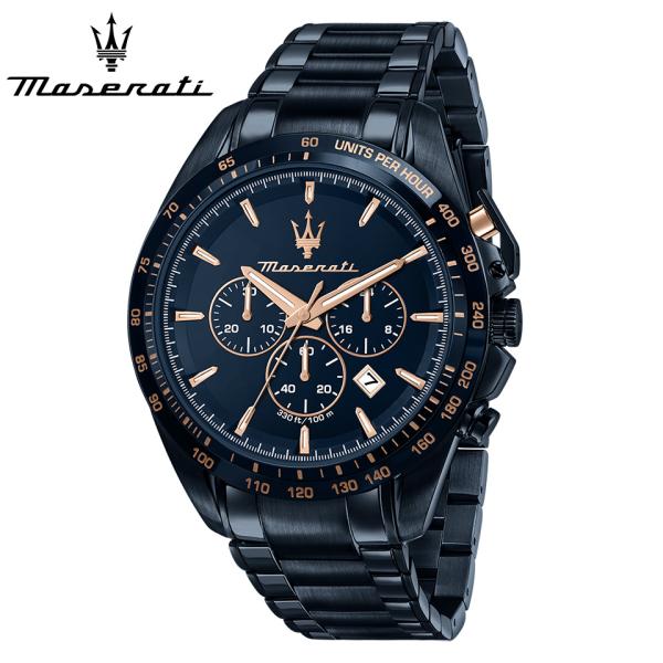 Maserati メンズ腕時計 マセラティ ウォッチ トラガード ブルー