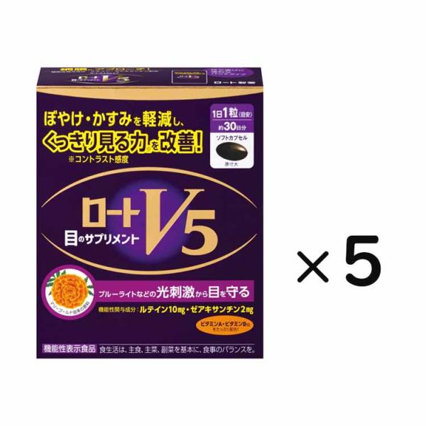 ロートV5 30粒×5個