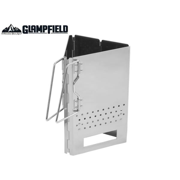 ★☆★ 5,500円以上ご購入で送料無料 ★☆★[ 誰でも簡単に火起こしが可能に ]●商品名 ： GLAMPFIELD 折りたたみ式 チャコール スターター●商品番号 ： OTD-CHS-001●ブランド ： GLAMPFIELD●カラー ...