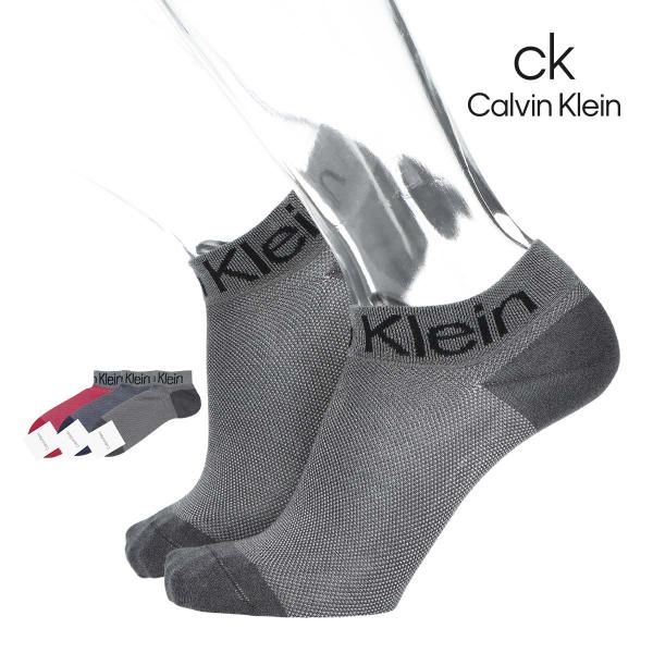 カルバンクライン ソックス メンズ 履き口Calvin Klein バーズアイ ショート丈 カジュアル 靴下 男性 Calvin Klein 02522563