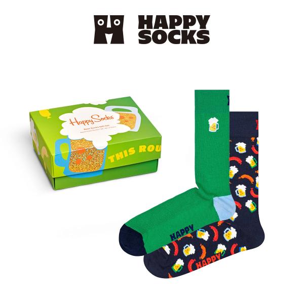 Happy Socks（ハッピーソックス） Happy Socks 2足セット 箱入り｜Beer