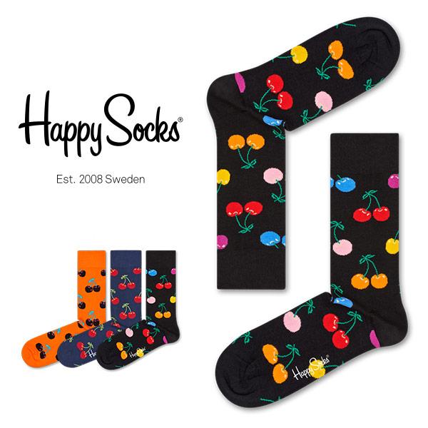 Happy Socks ハッピーソックスcherry チェリー クルー丈 綿混 ソックス 靴下 ユニセックス レディース ナイガイ公式オンラインショップ 通販 Paypayモール