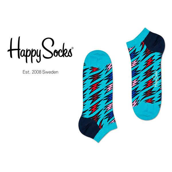 Happy Socks ハッピーソックスflash Lightning フラッシュ ライティング スニーカー丈 綿混 ソックス 靴下ユニセックス ナイガイ公式オンラインショップ 通販 Paypayモール