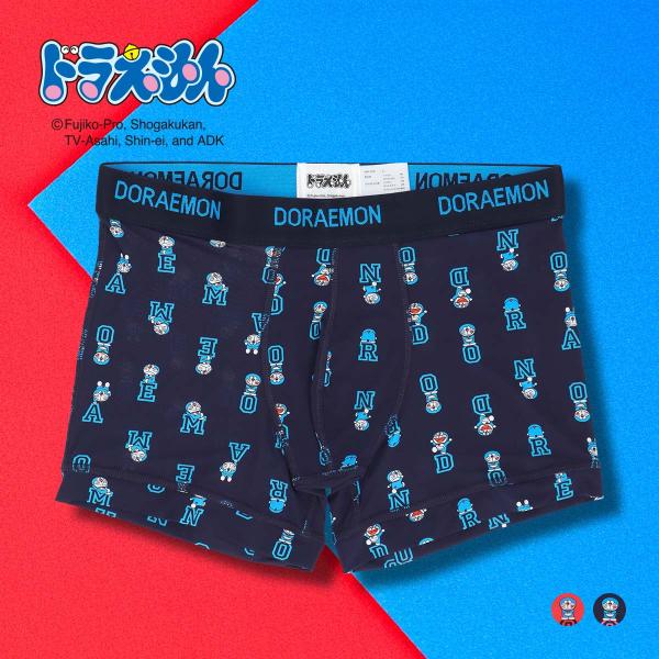 30％OFF メンズ アンダーウェア ドラえもん 前閉じ ボクサーパンツ ナイロンストレッチ素材 男性 下着 ギフト 父の日 DORAEMON 53605006