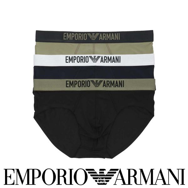 50%OFF エンポリオ アルマーニ ブリーフ パンツ マイクロファイバー 前閉じ EUサイズ メンズ 男性 アンダーウェア EMPORIO ARMANI BASIC MICROFIBER 54007750