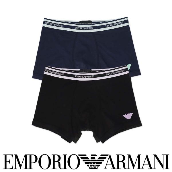 51%OFF ボクサーブリーフ エンポリオ アルマーニ ロゴ入り 光沢ウエストバンド 前閉じ メンズ 男性 ブランド EMPORIO ARMANISHINY LOGOBAND 54045128