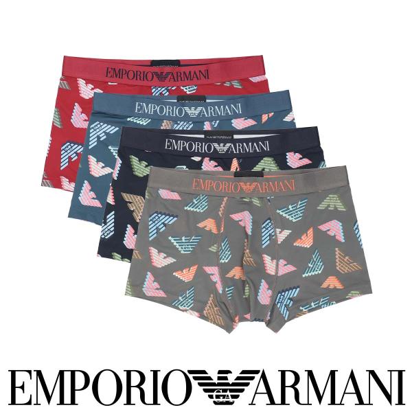 エンポリオ アルマーニ ボクサーパンツ オールオーバー マイクロファイバー EUサイズ メンズ 男性 アンダーウェア EMPORIO ARMANI ALL OVER MICROFIBER54061072