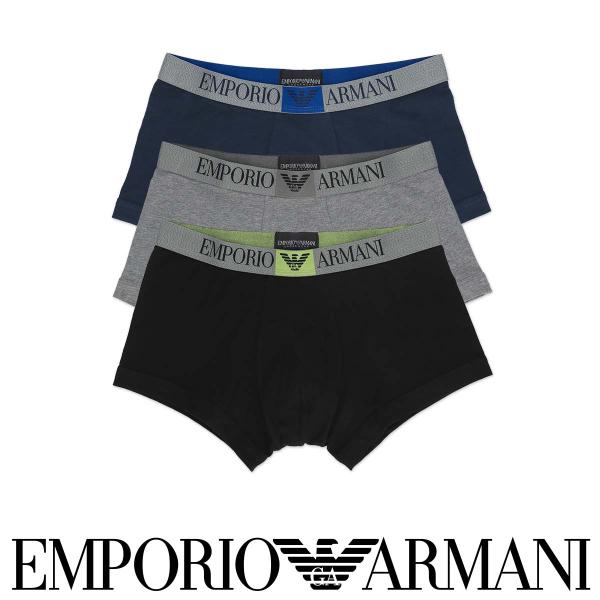 51%OFF エンポリオ アルマーニ イーグル ボクサーパンツ 前閉じ オーガニックコットン 綿 EUサイズ メンズ EMPORIO ARMANI EAGLE LABEL 54075179