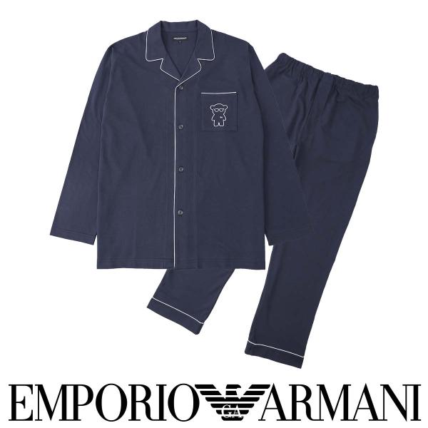 エンポリオ アルマーニ メンズ パジャマ 上下セット マンガベア M・Lサイズ 男性 EMPORIO ARMANI  54242002
