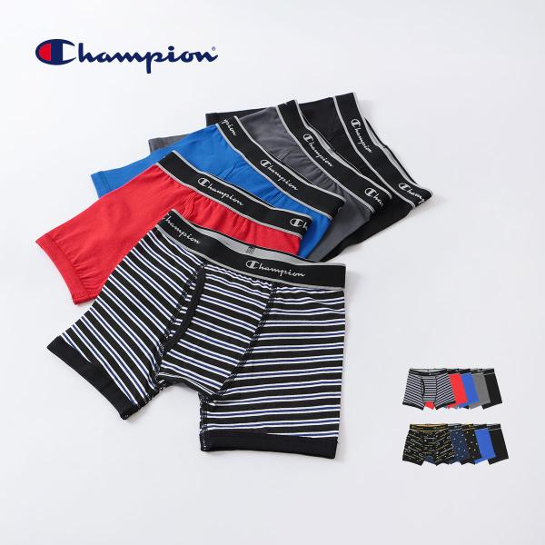 Champion（チャンピオン） 5枚セット キッズ ボクサーパンツ 抗菌防臭