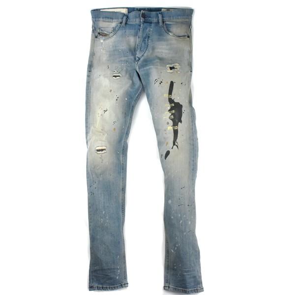 Diesel ディーゼル デザインジーンズ 00swid 0097m Tepphar 01 ウォッシュブルー メンズ デニム ス Www Parselsorgu Com