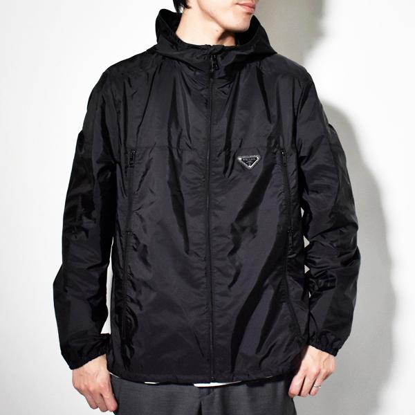 Prada プラダ 三角ロゴ ナイロンジャケット Sgb306 Q04 F0002 Nero ブラック ウインドブレーカー メンズ ブランドハンガー付き Glanceed グランシード 通販 Yahoo ショッピング