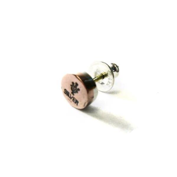 ビビファイ VIVIFY ピアス シルバー 2tone Stamp Pierce(circular,copper)