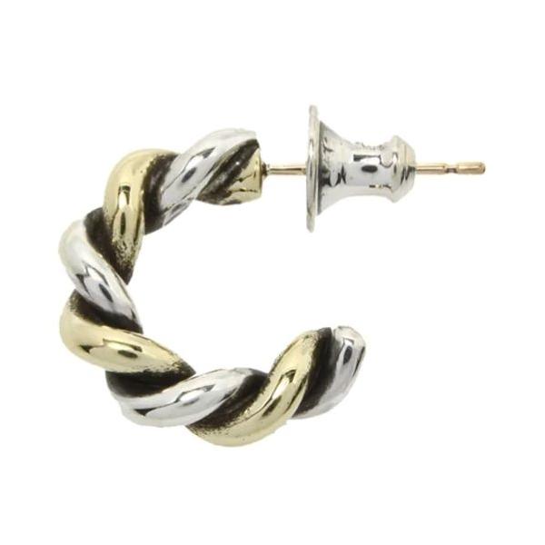 ビビファイ VIVIFY ピアス シルバー Twist Pierce(brass x silver)