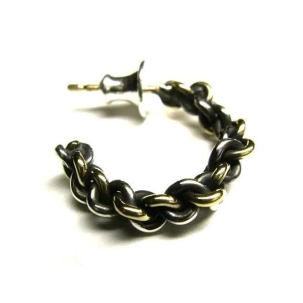ビビファイ VIVIFY ピアス シルバー Twist x Twist Pierce（シルバーx真鍮）