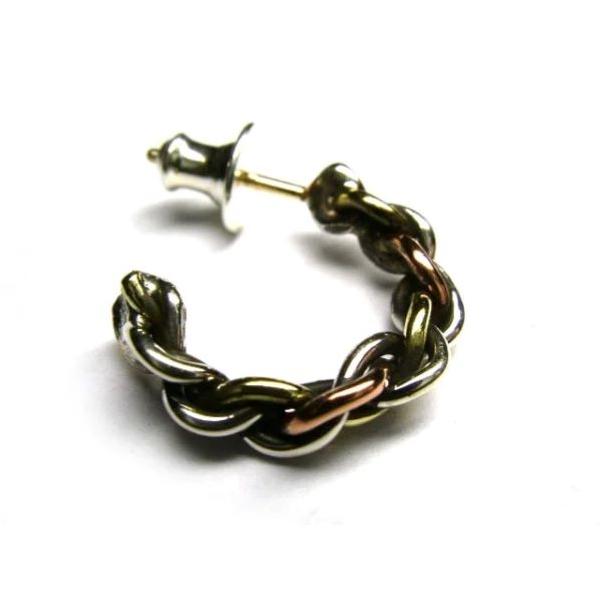 ビビファイ VIVIFY ピアス シルバー Twist x Twist Pierce（シルバーx真鍮x銅）