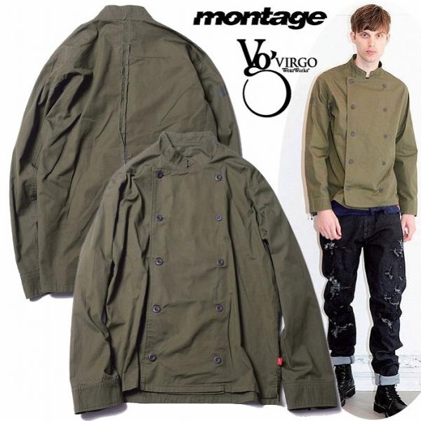 半額セール ヴァルゴウェアワークス VIRGOwearworks モンタージュ montage シャツ ジャケット CLASSIC W-BUTTON SHIRTS 別注カラー 完全限定少数生産アイテム