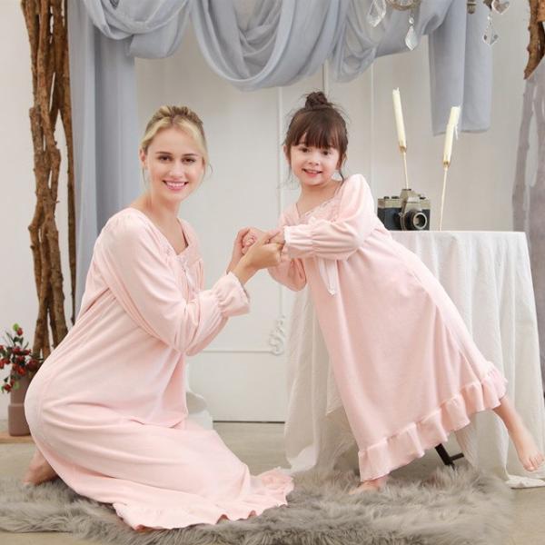 パジャマ 親子 お揃い パジャマ ワンピース パジャマ キッズ 女の子 パジャマ レディース 大人 ルームウェア 秋 子供服 150cm M L Xl Xxl Dejapan เสนอราคาและซ อญ ป นท ม ค านายหน า 0