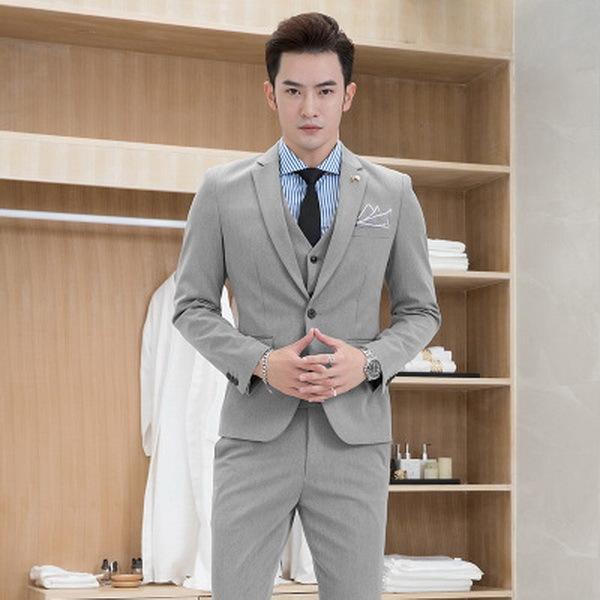 日本販売済み 送料無料 ビジネススーツ メンズ スリーピーススーツ スタイリッシュスーツ 結婚式 メンズスーツ 3点セット ベスト 2つボタン メンズスーツ スリム セットアップ 上下 直販値下 Ssl Daikyogo Or Jp