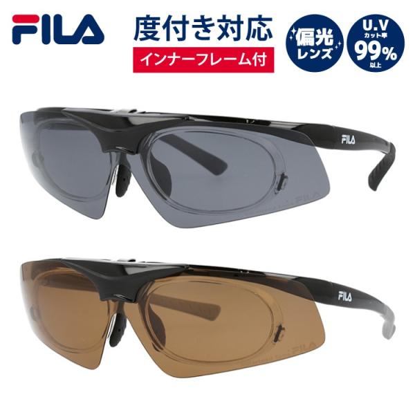 フィラ 偏光 跳ね上げ サングラス 度付き対応 アジアンフィット FILA FLS102 全2カラー 140サイズ スポーツ ユニセックス メンズ レディース プレゼント ギフト