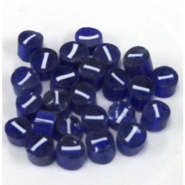 膨張係数104のミルフィオリです。ご自分のイニシャルなどお選びいただくのに便利です。