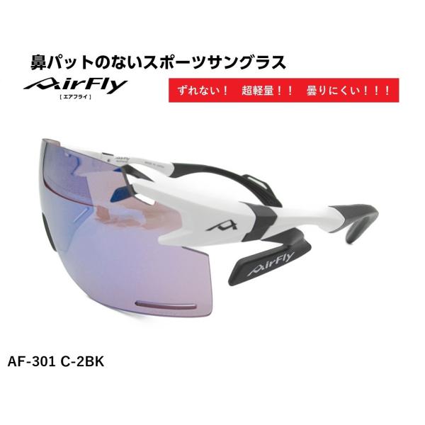 AirFly エアフライ サングラス AF-301 C-2BK スポーツサングラス