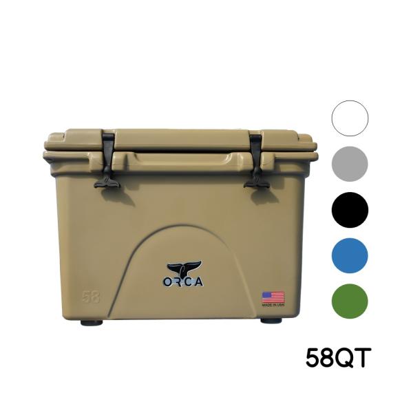 ORCA（オルカ） クーラーボックス 58QT (54.89L) 全6色【od】 : glass