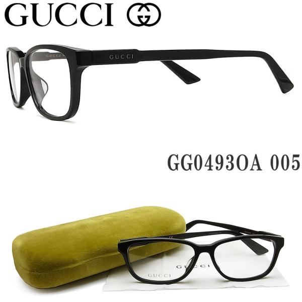 グッチ メガネ GUCCI GG04930A 005 ブラック 眼鏡 ブランド 伊達メガネ 度付き セル メンズ・男性 Italy