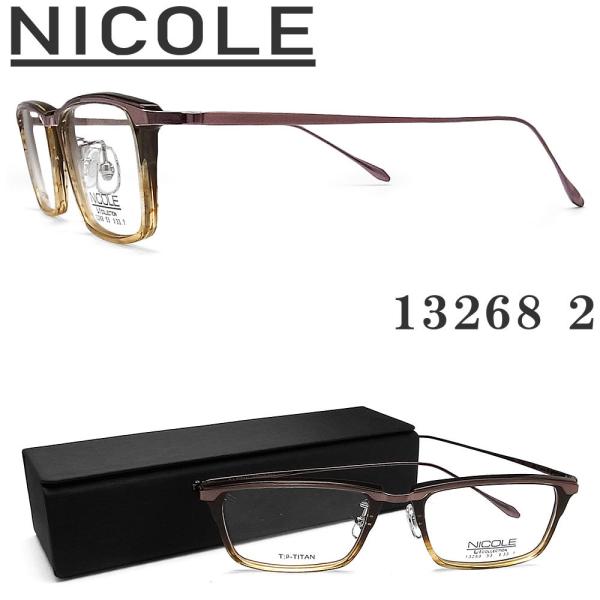 大割引 NICOLE 【新品】 メンズ NICOLE 眼鏡 日本製 - ニコル メガネ 