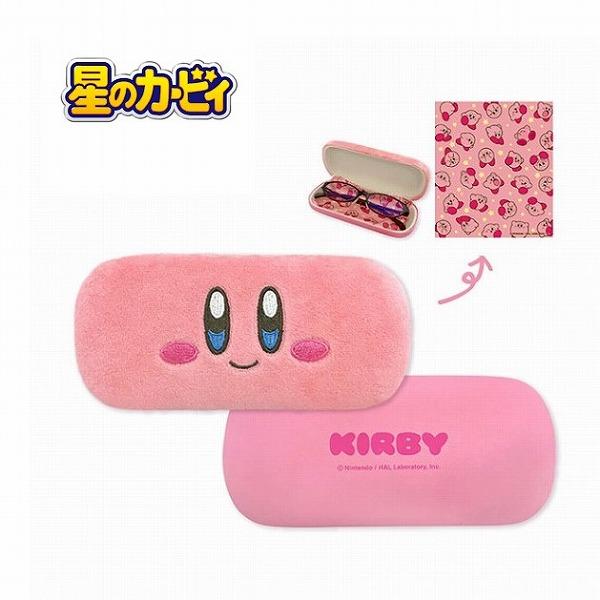 星のカービィ ぬいぐるみフェイス メガネケース クロス付き ハードタイプ