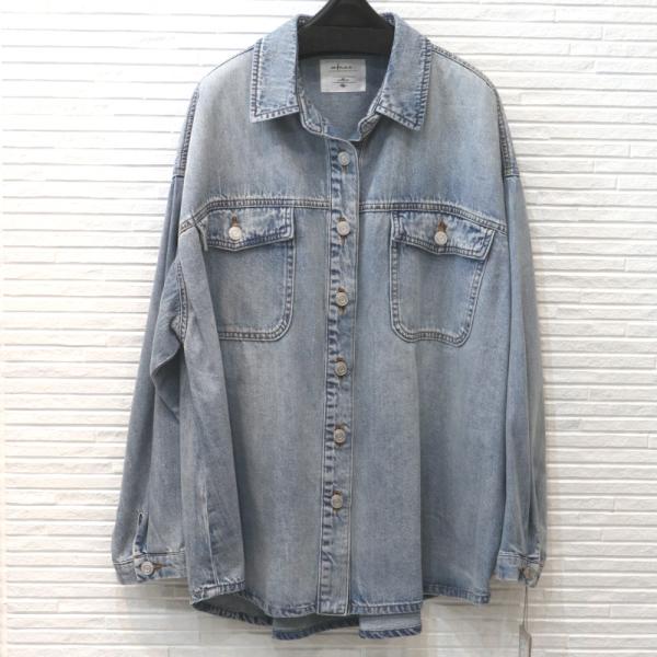 本日く限定　カフネ　デニムオーバーシャツ　515910 新品タグ付き Cafune 【cafune】カフネ /デニムオーバーシャツ/515910/size:38