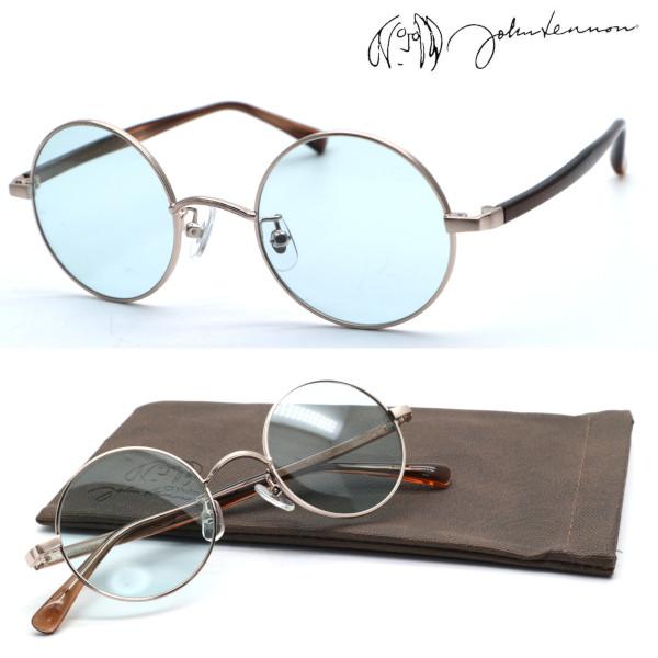 ジョンレノン　ラウンドサングラス john lennon】ジョンレノン サングラス JL-537 col.1 定番 丸メガネ