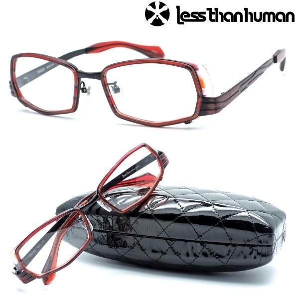 【less than human】レスザンヒューマン 59224 col.2101 メガネ 2020年NEWMODEL  度付又は度無レンズ標準装備【正規品】【送料無料】メンズ ブランド