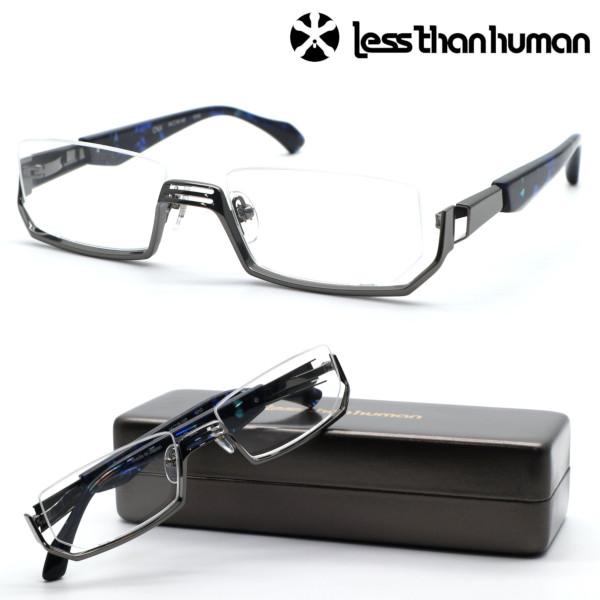 less than human チェッカーパターン眼鏡セット Less than human 【less human】レスザンヒューマン CNX col