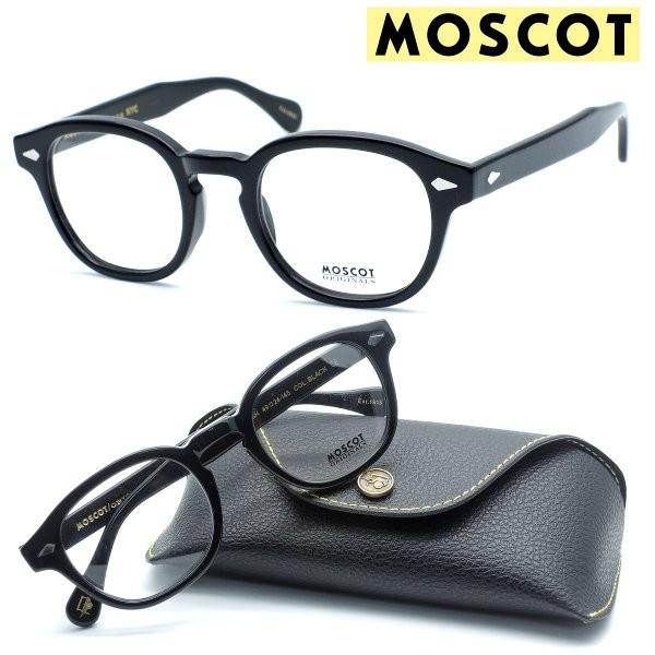 MOSCOT LEMTOSH BLACK 49サイズ　度入り MOSCOT 【MOSCOT】モスコット メガネ LEMTOSH col.BLACK 49サイズ 度付
