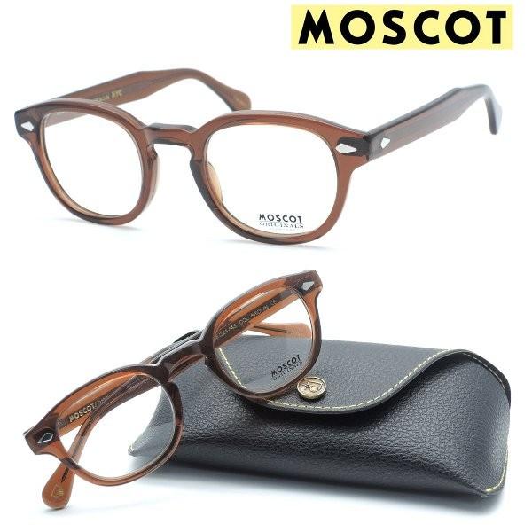 MOSCOT 【MOSCOT】モスコット メガネ LEMTOSH col.BROWN 46サイズ 度無 