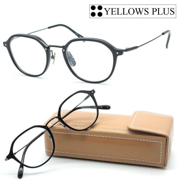 Yellows Plus イエローズプラス メガネ Clark Col 1bk 度無しダテメガネレンズ付き 正規総代理店品 送料無料 日本製 Yp 152 Glassgallery Is 通販 Yahoo ショッピング
