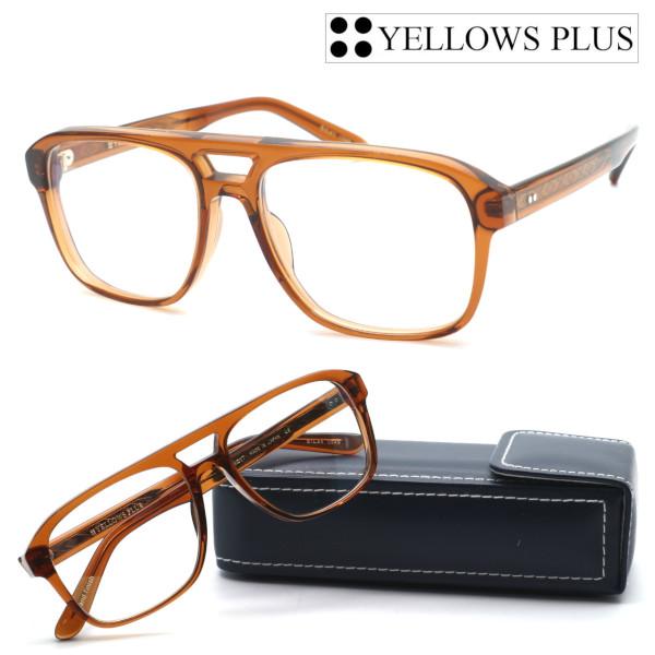 YELLOWS PLUS】イエローズプラス メガネ SILAS col.549 度付又は度無 
