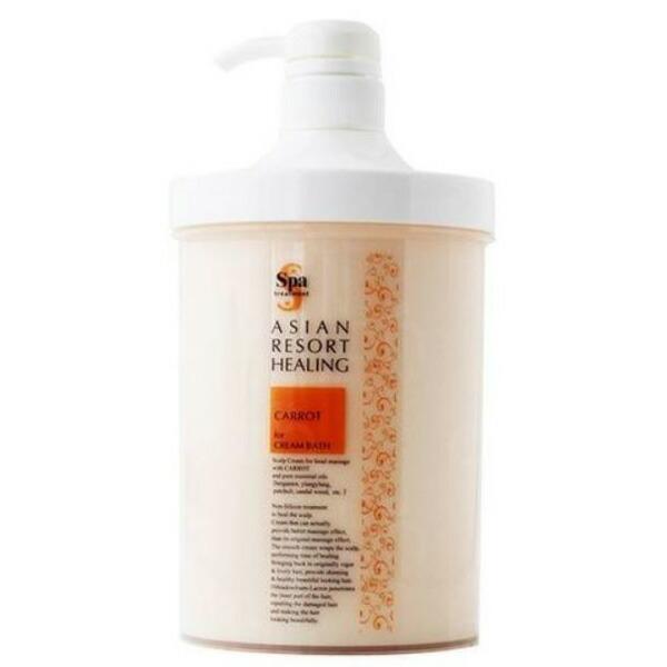 Spa treatment  スパトリートメント クリームバス（スキャルプクリーム）業務用 キャロット 1kg ヘアトリートメント  ヘアエステ  日本製