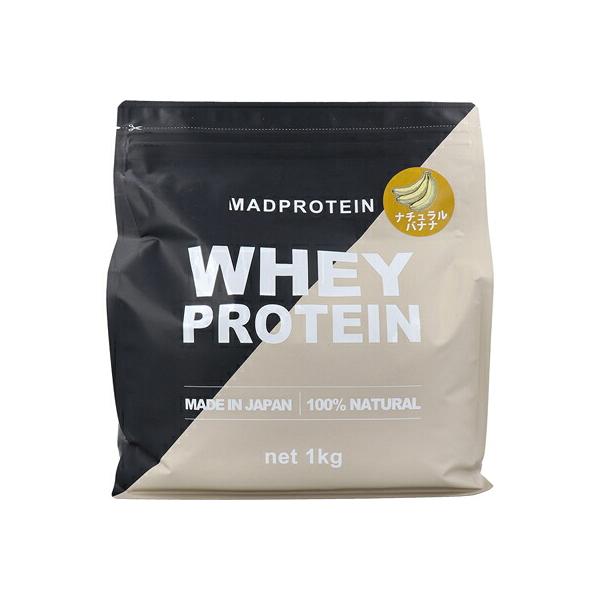 マッドプロテインシリーズ ホエイプロテイン ナチュラルバナナ 1Kg トレーニング 筋肉増量 ゴールデンタイム
