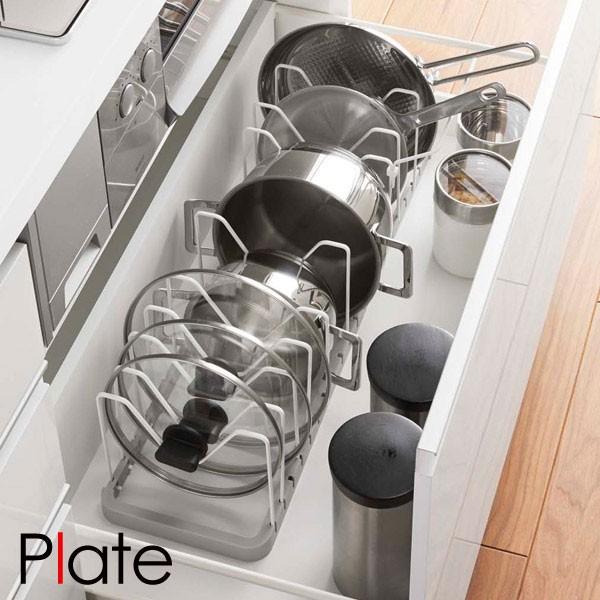 山崎実業 Yamazaki シンク下伸縮鍋蓋 フライパンスタンド プレート ホワイト 3965 4903208039659 グラスゴー 通販 Yahoo ショッピング