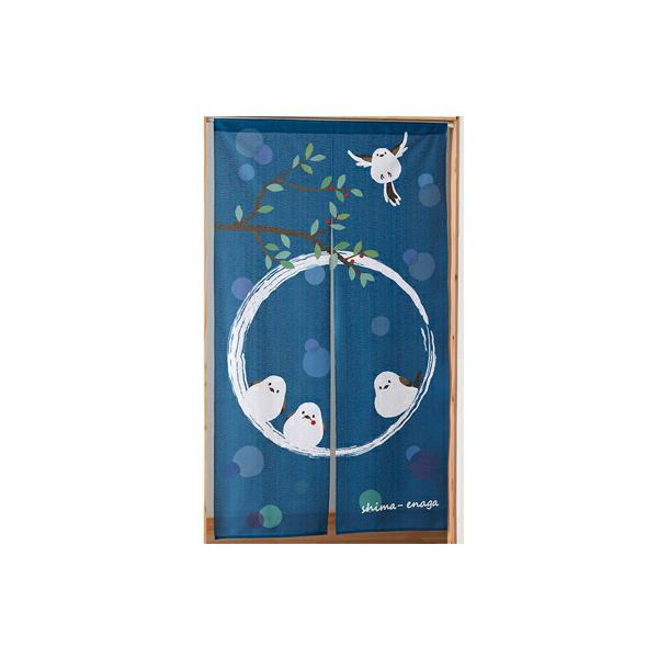 かわいいシマエナガののれん！＊まん丸でかわいいシマエナガ柄。＊透け感のあるレース素材。＊中央は好きな高さまでカットできます。＊手洗い【商品名】プラン堂　まんまるシマエナガのれん　間仕切り　かわいい　レース素材【サイズ】約85×150cm【重...