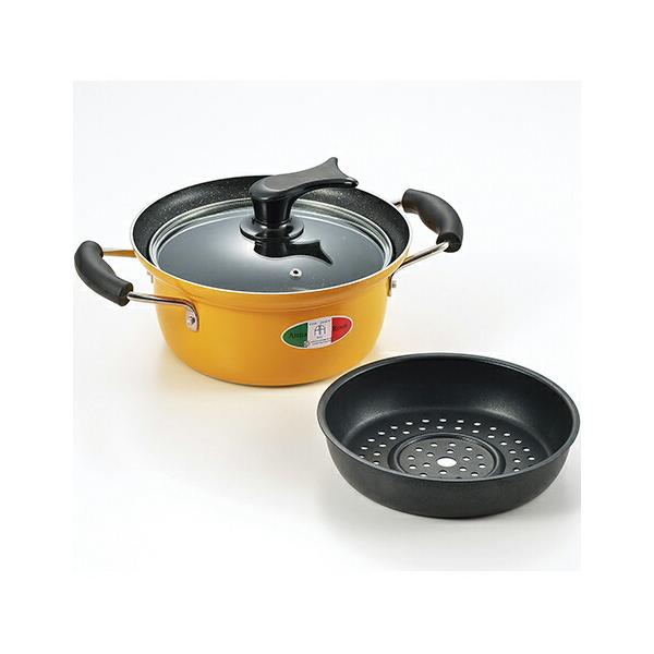 タマハシ アンナロッシ IH対応深型マルチポット 20cm AR-177R