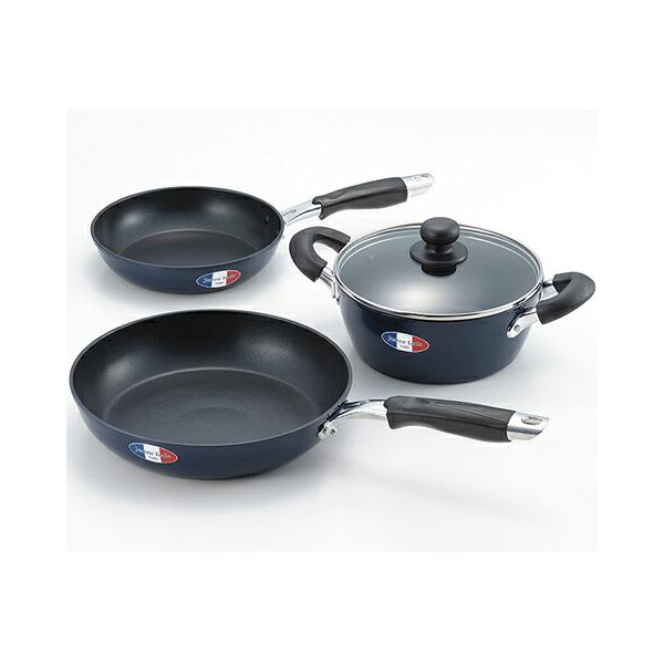 タマハシ ジャンヌエコール アルミ鍋3点セット JE-117R : グラスゴー
