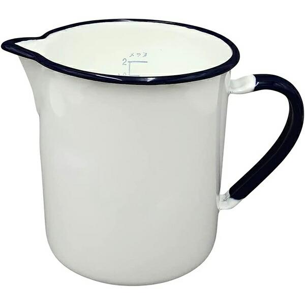 野田琺瑯 ビーカー 2L フチネイビー HB-020 : グラスゴー - 通販