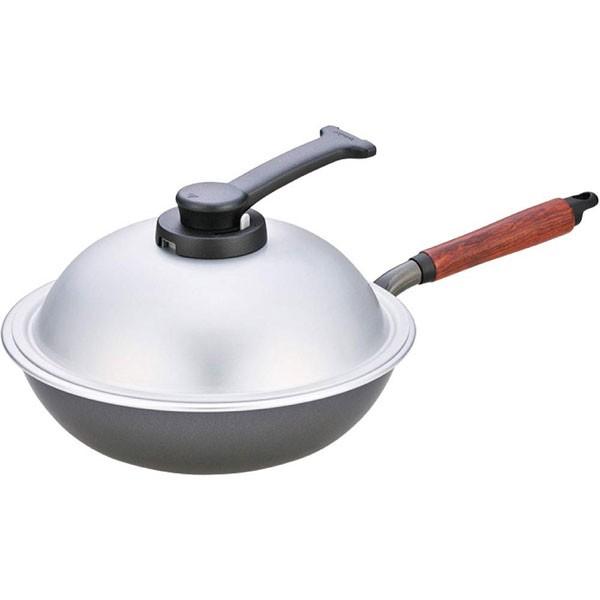 北陸アルミニウム ウー・ウェンパン+ 28cm ガス火専用 WPL28